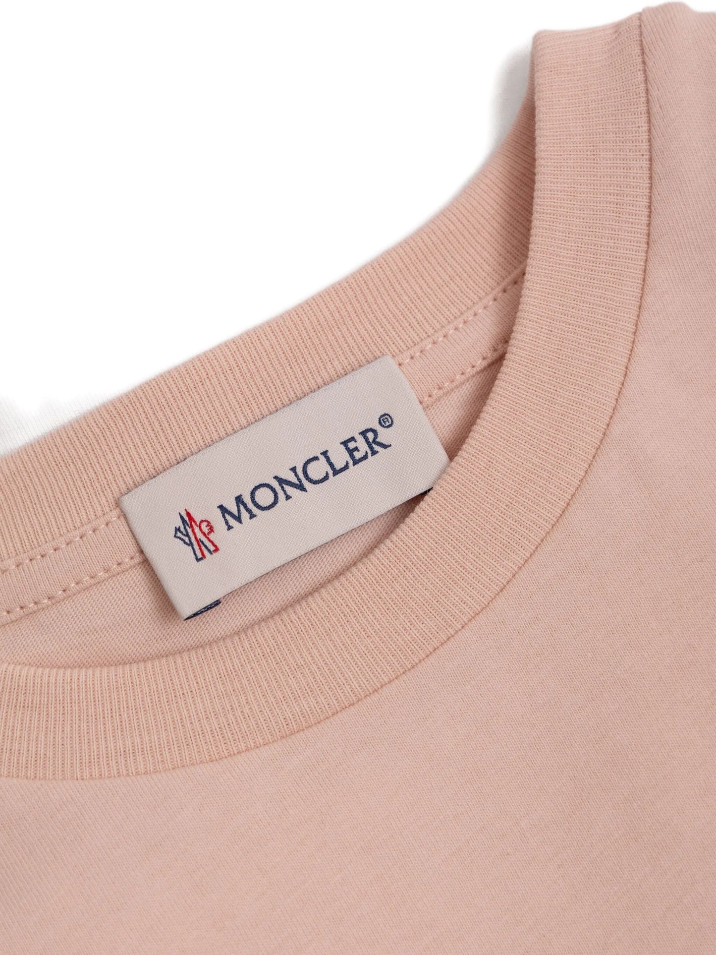 MONCLER KIDS Girls Logo Patch Three Pack Of T-Shirts Multicolour - MAISONDEFASHION.COM