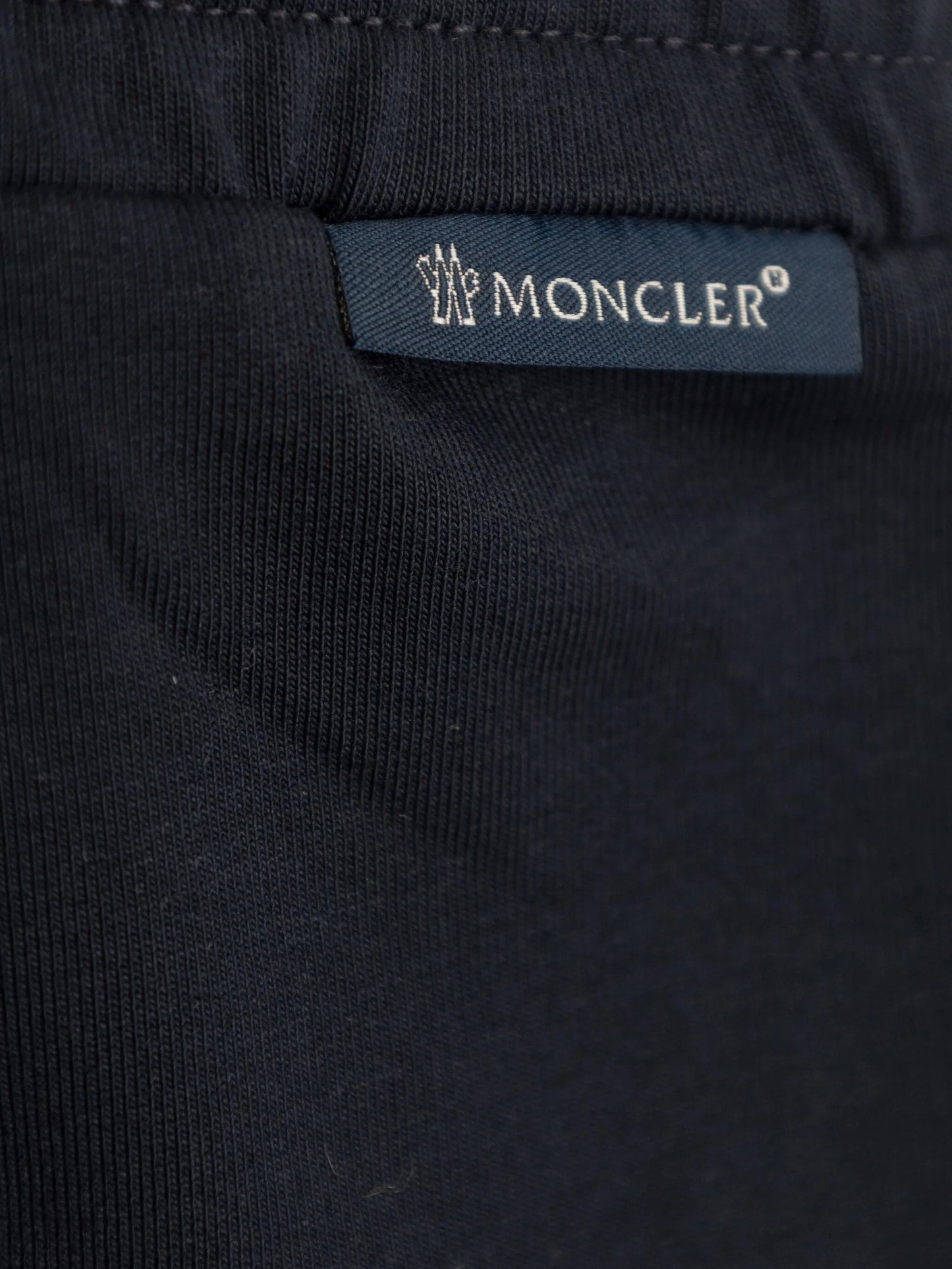 MONCLER BABY Boys Embroidered Teddy Logo Sweatsuit Set Navy - MAISONDEFASHION.COM
