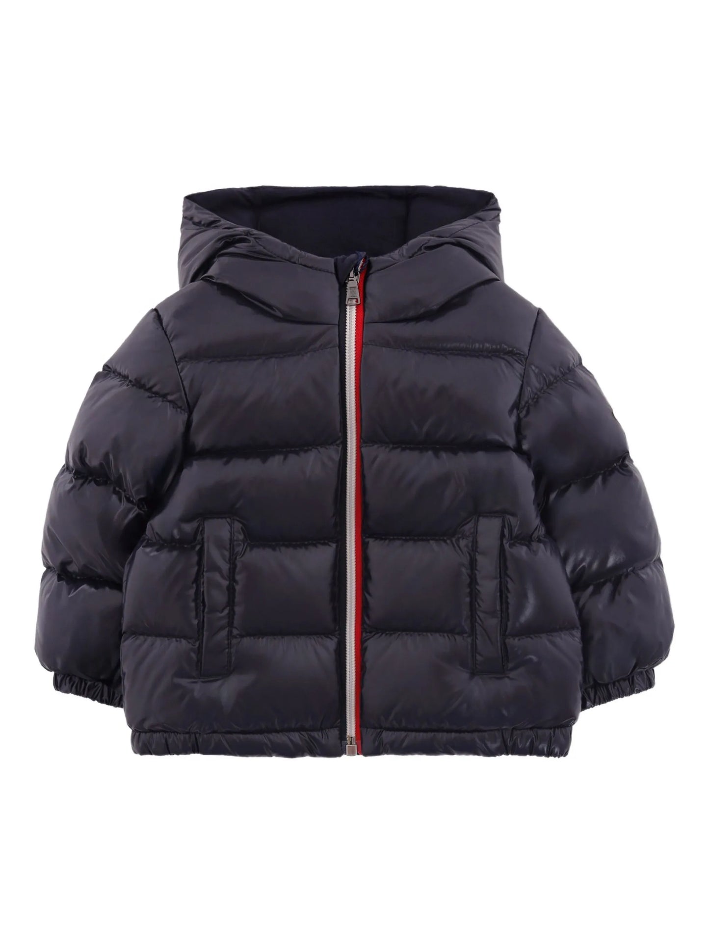 MONCLER BABY Boys New Aubert Hooded Down Jacket Navy - MAISONDEFASHION.COM