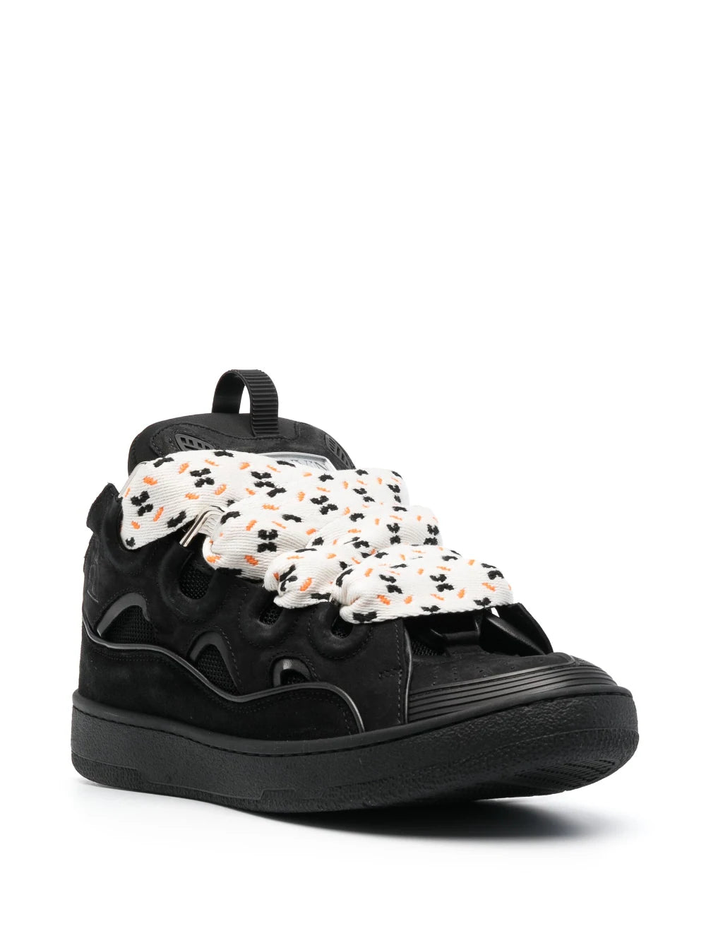 LANVIN Curb Sneakers Black/Black - MAISONDEFASHION.COM