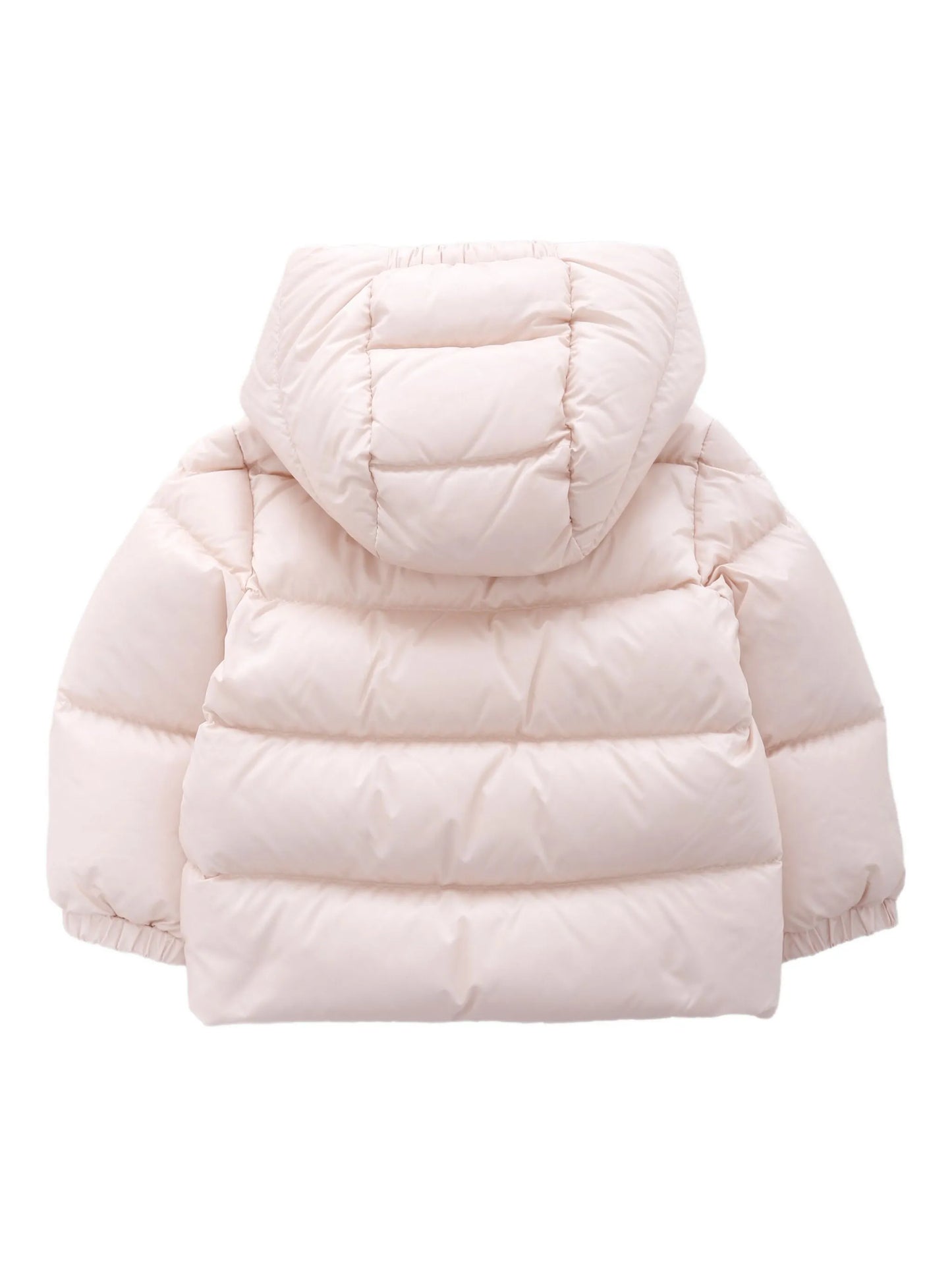 MONCLER BABY Girls Sharon Hooded Down Jacket Light Pink - MAISONDEFASHION.COM