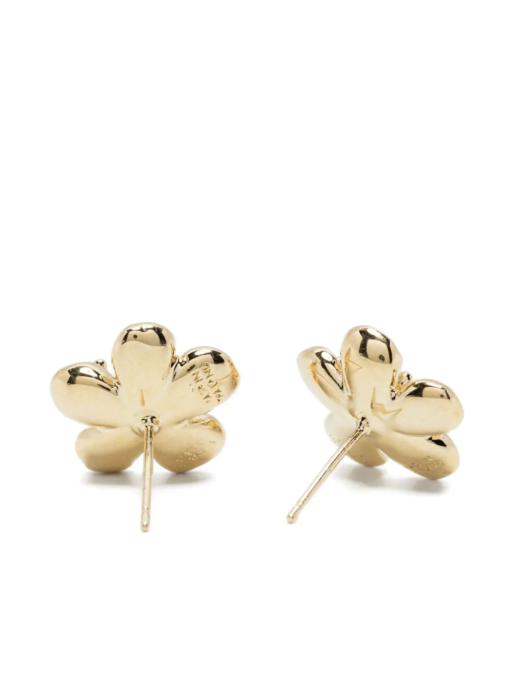 CASABLANCA Flower Earrings Silver/Gold - MAISONDEFASHION.COM