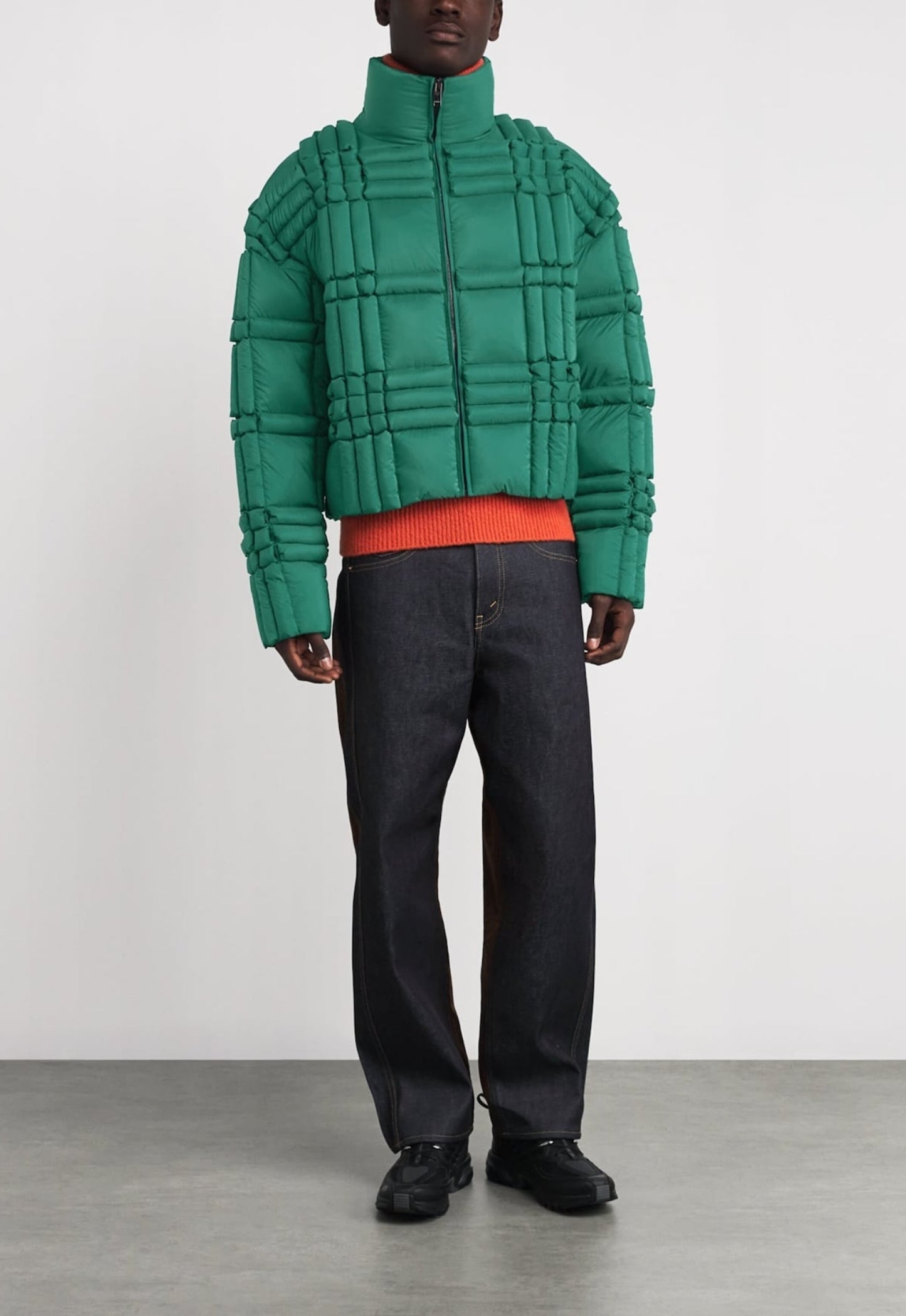 RAXXY 3D Down-Filled Puffer Jacket Wood - MAISONDEFASHION.COM