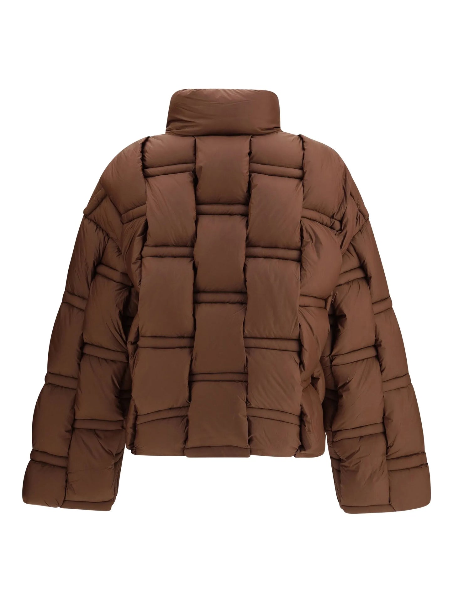 RAXXY WOMEN Padded-zip Puffer Jacket Dark Brown - MAISONDEFASHION.COM