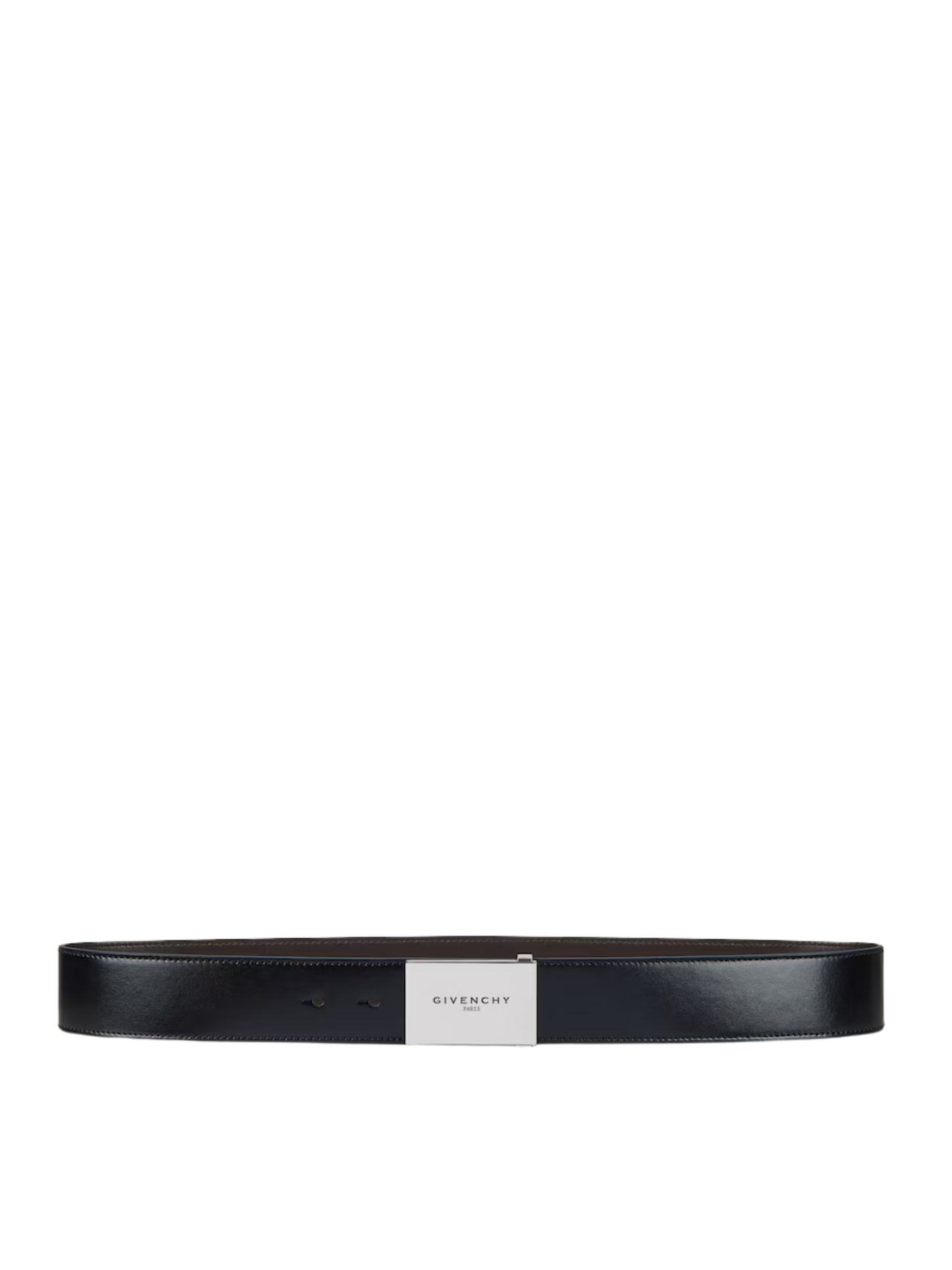 GIVENCHY Metal Plaque Belt Black - MAISONDEFASHION.COM