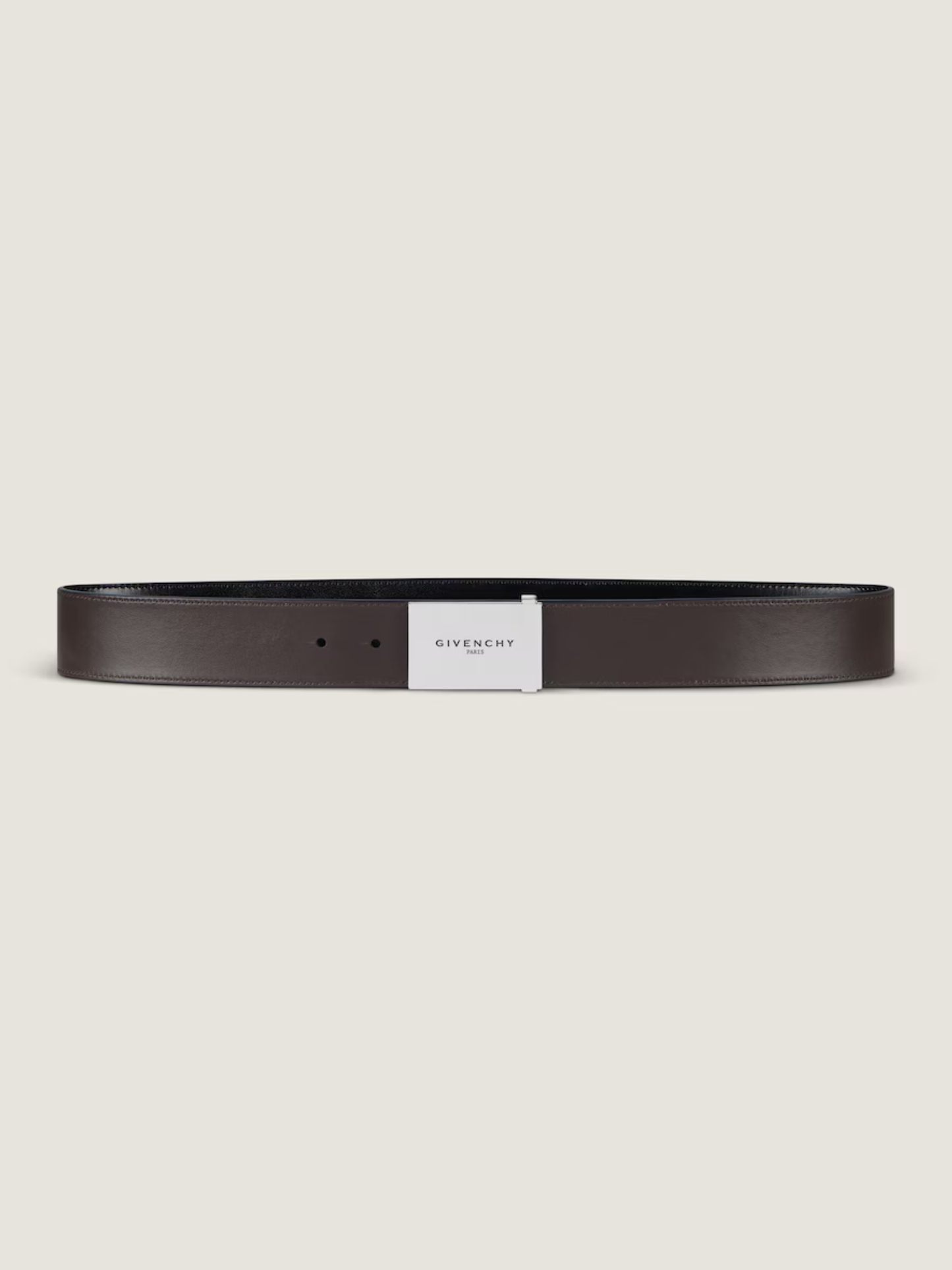 GIVENCHY Metal Plaque Belt Black - MAISONDEFASHION.COM