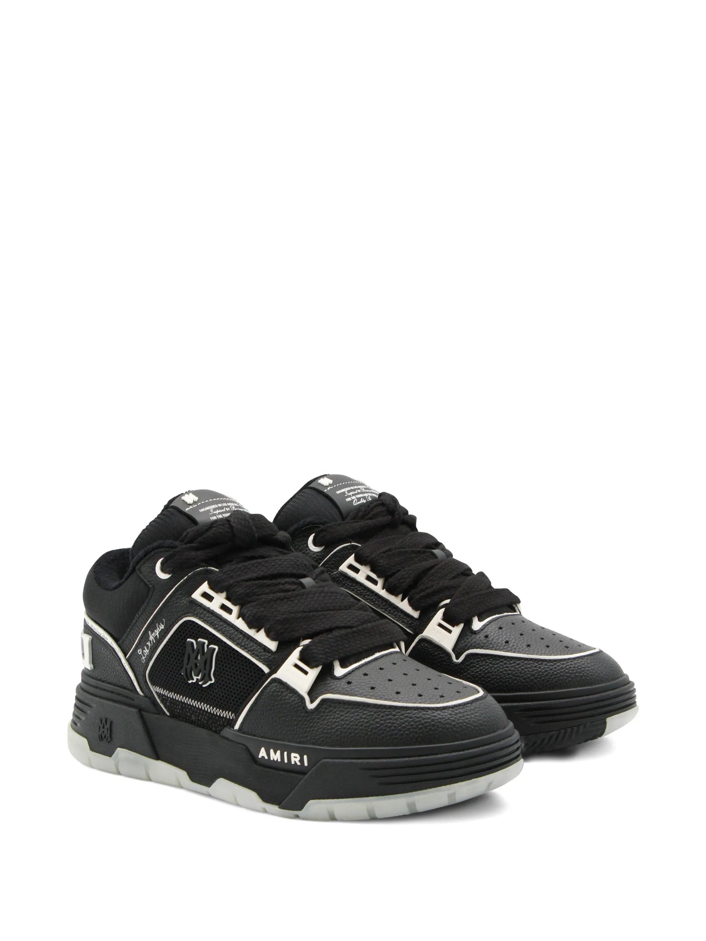 AMIRI MA-1 Sneakers Black - MAISONDEFASHION.COM