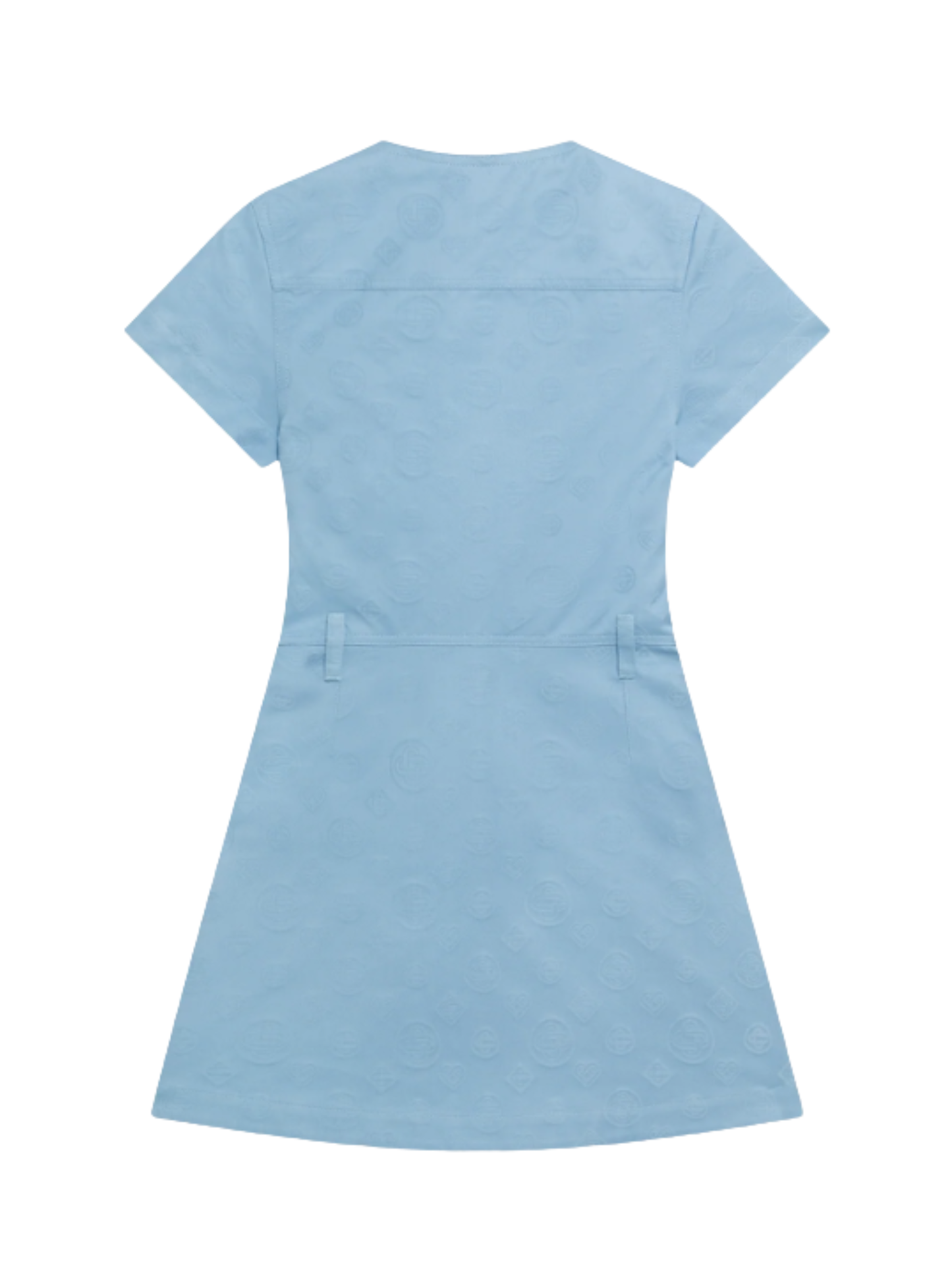 CASABLANCA WOMEN Monogram Dress Blue - MAISONDEFASHION.COM