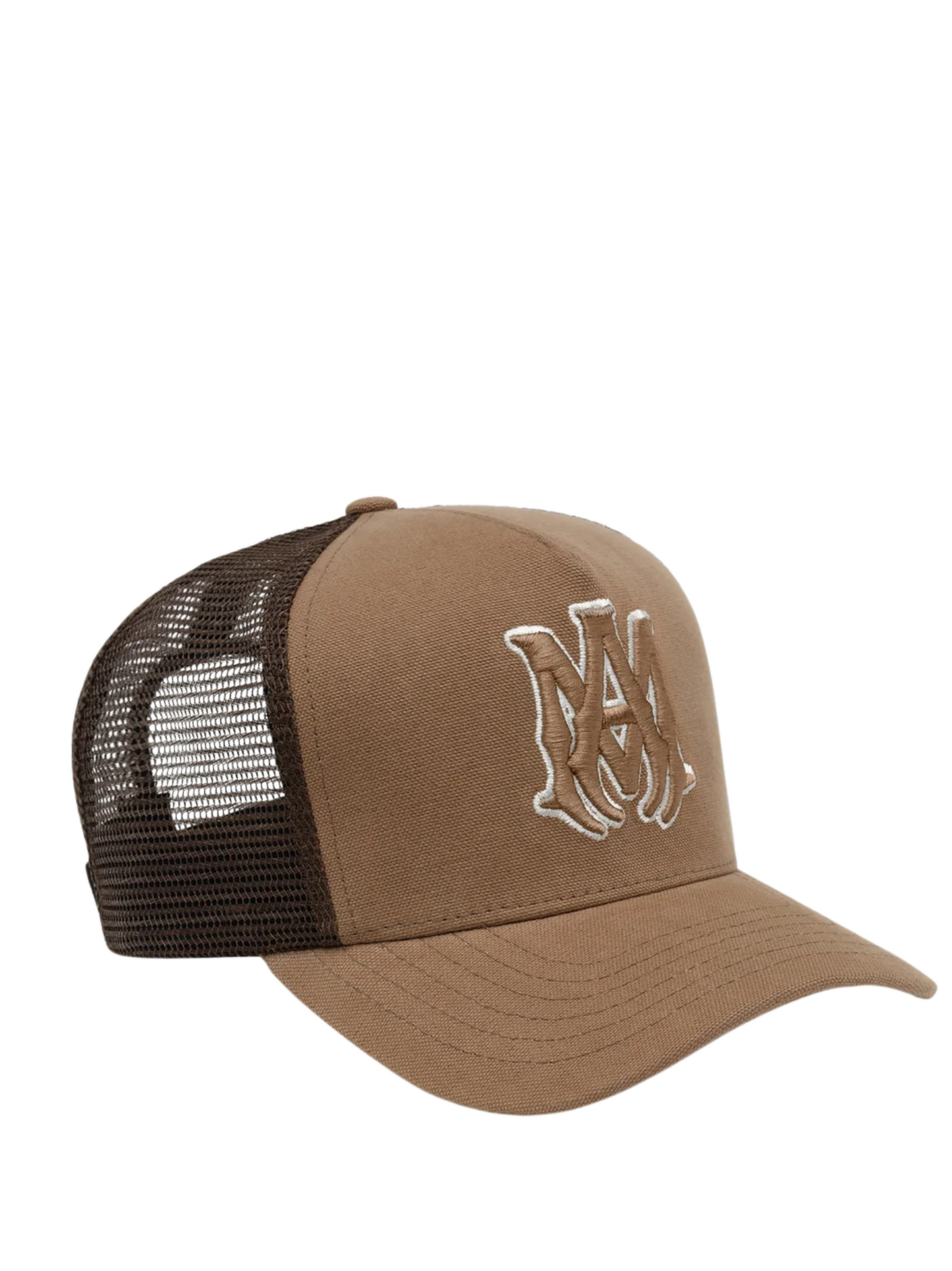 AMIRI MA Outline Trucker Cap Malt - MAISONDEFASHION.COM