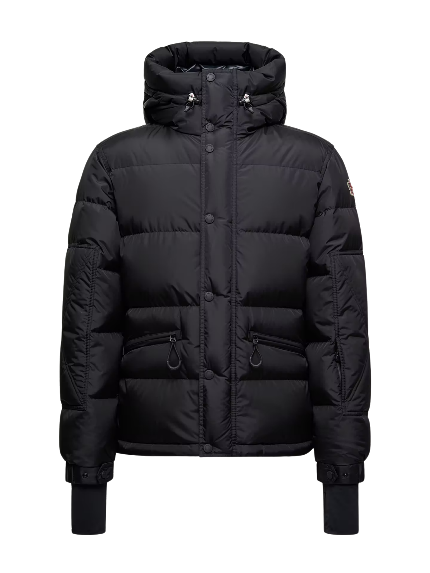 MONCLER GRENOBLE Kasanka Hooded Insulated Ski Jacket Black - MAISONDEFASHION.COM