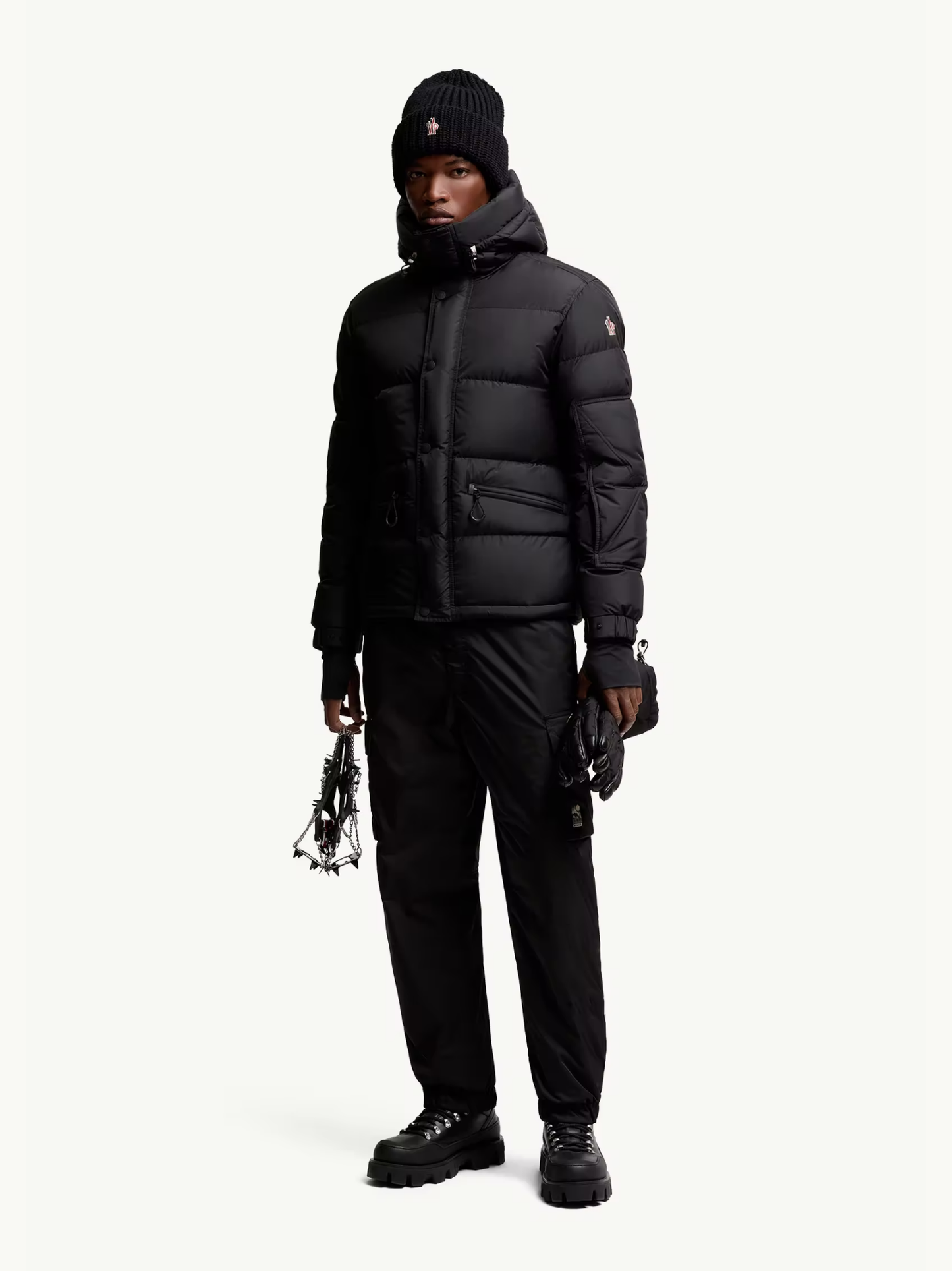 MONCLER GRENOBLE Kasanka Hooded Insulated Ski Jacket Black - MAISONDEFASHION.COM